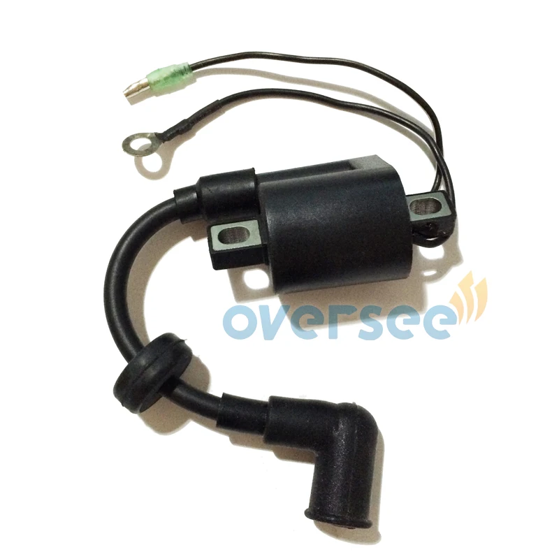 

6E0-85570 Ignition Coil With Cap For Yamaha Outboard Motor 2T 4HP 5HP Parsun Powertec SEAPRO etc 5HP 6E0-85570-00;6E0-85570-10