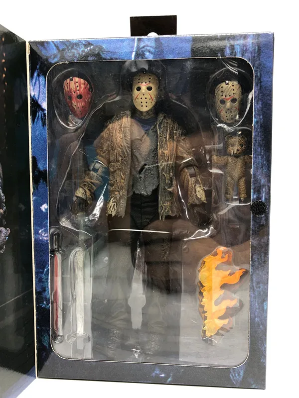 Ceny 2019 nowy typ oryginalny NECA Freddy vs Jason FVJ ostateczny Jason Voorhees figurka kolekcja zabawek Horror Halloween prezent