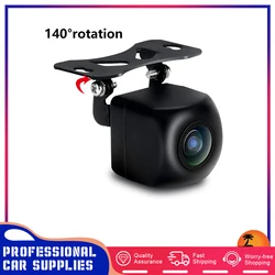 Caméra de recul pour voiture, lentille d'oeil de poisson, Vision nocturne, Images HD, noir, étanche IP68, 12 24V universel 