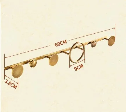 Полотенце для ванной комнаты Настенные Крючки античный бронзовый крюк для одежды латунная кухонная вешалка для шляп сумка вешалка держатель крючок для одежды