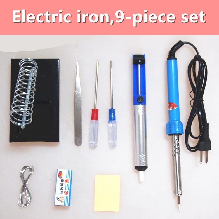Temperature Electric Soldering Iron Kit 110V 220V 60W Soldering Iron kit With Multimeter Pump Welding Tool Pyrography Tool