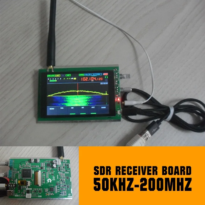 Malahit 50 кГц 200 МГц DSP SDR приемник плата коротковолновое программное обеспечение