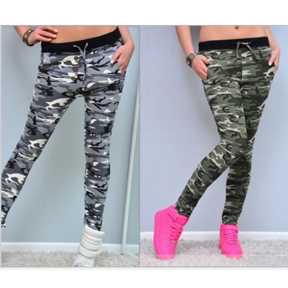 

Fashion Women Sport Camouflage Skinny Leggings Ladies Stretch Print Slim Leggings Pencil Pants Trousers Yoga pants