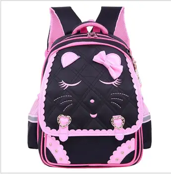 

Pink Girls School Bags Children Backpack Primary Lovely Bookbag Orthopedic Princess Mochilas Infantil sac a dos enfant