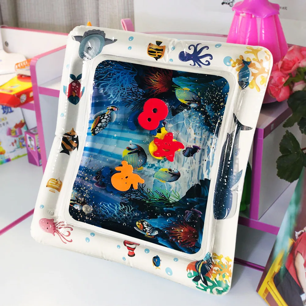 

Hot Selling Water Cushion Infant Ice Pad Large Size Baby Inflatable Pai Le Water Cushion Infant Inflatable Water Cushion Prone P