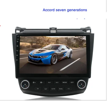 

2Din Car Radio gps navigation 10.1 inch Quad Core Car Radio GPS Multimedia Player Head Unit For Hon da A ccord 7 2003 -2007
