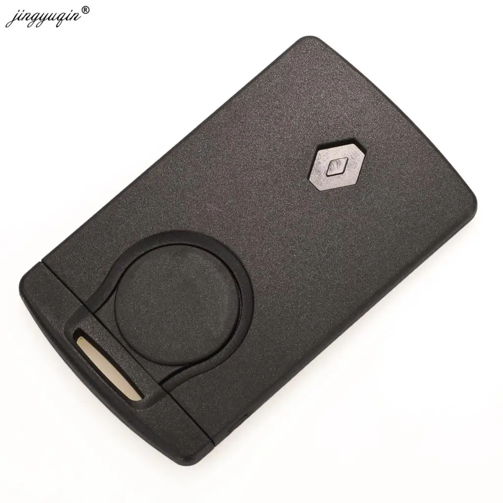 JINGYUQIN 433MHZ 4A PCF7953 CHIP CAR KEY CARD FOR RENAULT CLIO IV CAPTUR PASSIVE KEYLESS GO ENTRY REMOTE SMART HANDSFREE SYSTEM