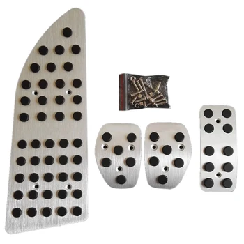 

For Peugeot 307 308 2008-2012 407 408 At/Mt Auto Pedal Pedales Sticker Cover Styling Plates Pads Gas Brake