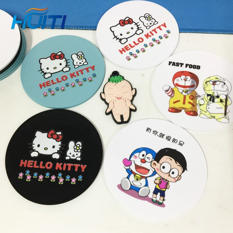 HuitiMobile phone case 3D embossed effect flat printer A4 universal small UV flatbed printer printe