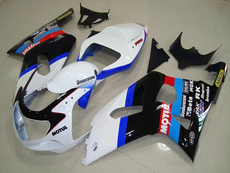 

New Complete Motorcycle Fairings for suzuki K1 gsxr600 gsxr750 2001 2002 2003 Body Kit ABS Plastic Cowlings Bodywork Motul