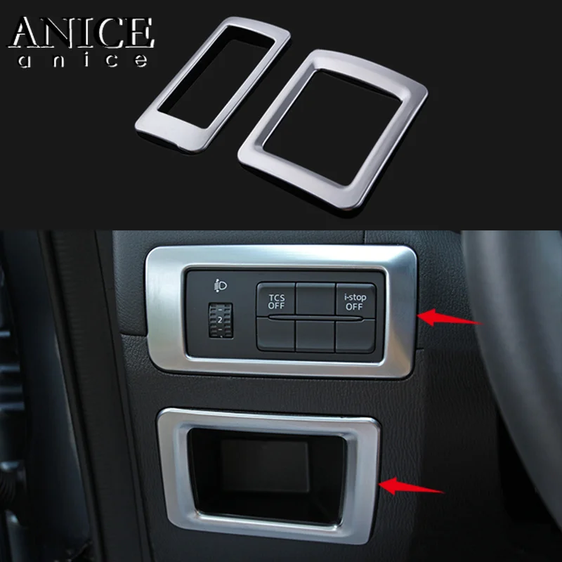 Fit for MAZDA CX 5 CX5 CHROME ABS Store Content Box Headlight Switch