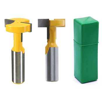 

1/2" Shank T-Slot & T-Track Slotting Router Bit for Woodworking Chisel Cutter