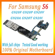 Для samsung Galaxy S6 G920F G920P G920V G920A G920T G920I материнская плата 32 Гб материнская плата с полным чипом MB