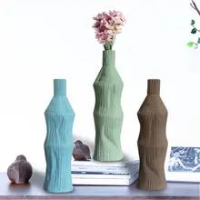 Керамическая Цветочная Ваза Цветочная композиция декоративная бутон Гидропоника контейнер домашний декор стол Центральная ваза