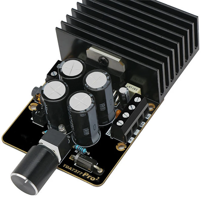 ABKT Stereo Class Ab Digital Power Hifi Car Amplifier Audio Board Tda7377 Dc9 18V 30W For 4 8 Ohm Speaker