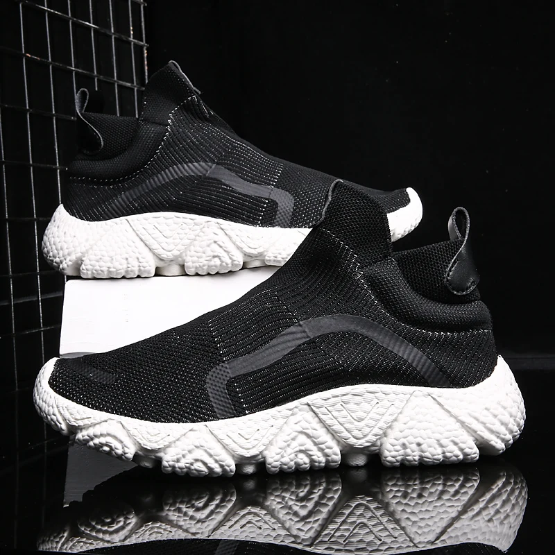 

Road Running Shoes for Men Outdoor Lightweight Casual Sports Sneakers Slip on Lazy Socks Shoes Fashion Jogging Walking Trainers