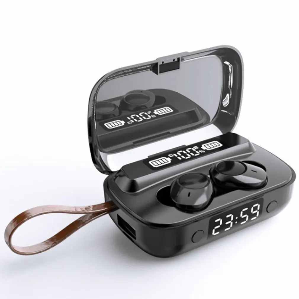 A13 5 1 Digital Headphones Wireless Binaural Headset With Battery Display Sports Business Call Wireless Headset