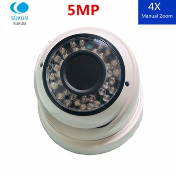 

5MP CCTV Camera Indoor 2.8-12mm Lens Manual Zoom 4 IN1 IR Night Vision Infrared AHD Camera Dome
