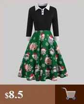 Винтажное рождественское платье с круглым вырезом, женские летние элегантные вечерние платья, повседневные платья с коротким рукавом и цветочным рисунком размера плюс, 50s 60s