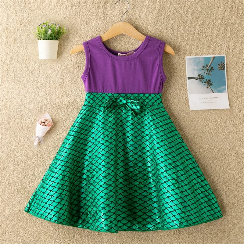 Платье с длинными рукавами для девочек; повседневная детская одежда; От 2 до 6 лет платье-пачка для дня рождения; праздничная одежда; одежда для детей; vestidos - Цвет: D