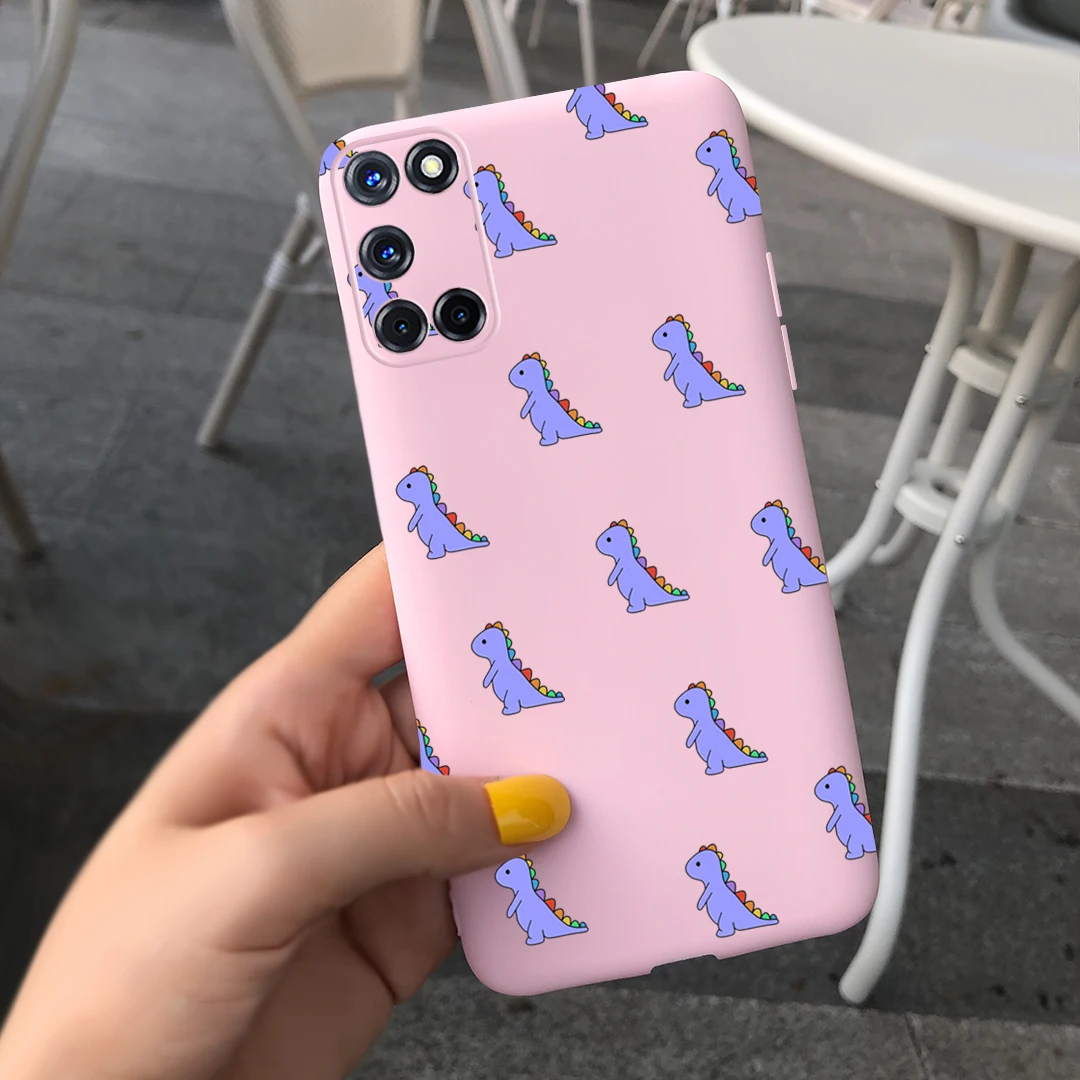 Phone Case For OPPO A52 Case Oppo A72 A92 Silicone Flower Cloud Prnited Back Cover For oppoA52 A 52 72 A92 TPU Bumper Shell Bags cases for oppo cases