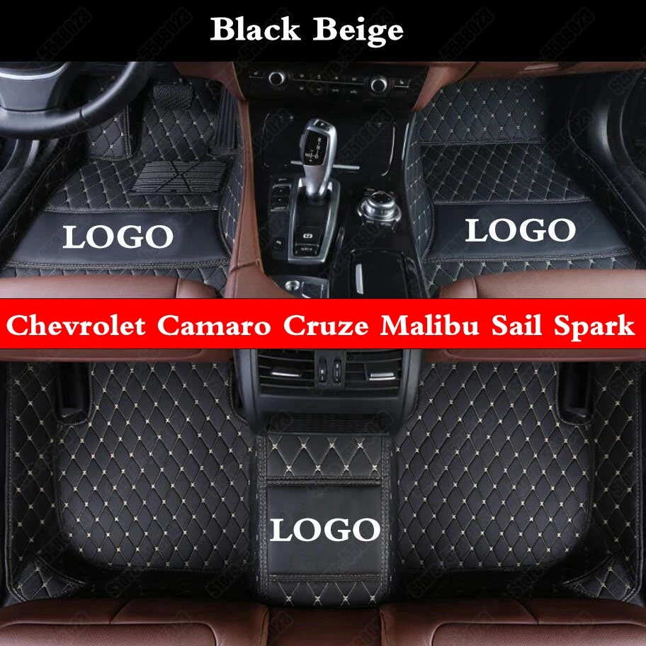 Коврики для автомобиля Chevrolet Camaro Cruze Malibu Sail Spark Epica кавалер Sonic кожаные