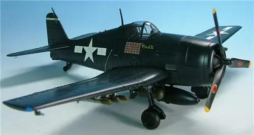 Хобби мастер F-6F5 Hellcat Minsi III USS Essex 1/72 литье под давлением модель самолета