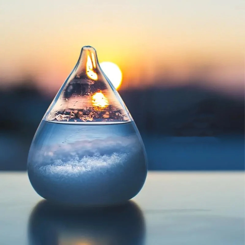 Storm Glass Mini Droplet Weather Predictor Barometer Forecaster Crystal Bottles Birthday Gifts 30ml Home Decor | Дом и сад