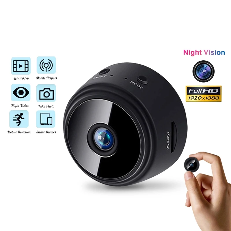 Микро домашняя беспроводная видео CCTV мини охранное наблюдение с Wifi ip камера Camara