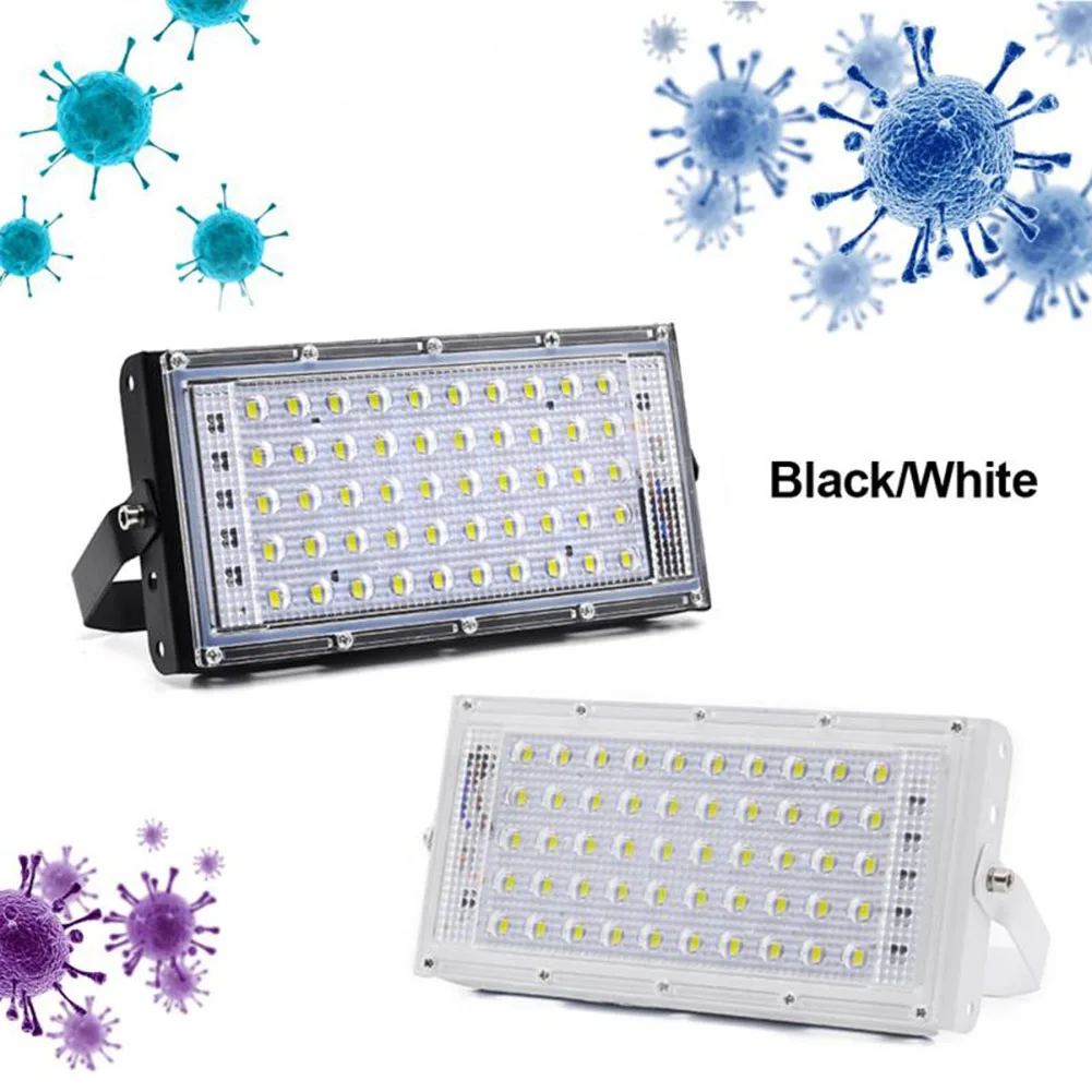 

50W LED Flood Light germicidal Home UV lamp Light Ozone Sterilize Disinfection Ultraviolet Kill Dust Bacterium Mite Killer TSML1