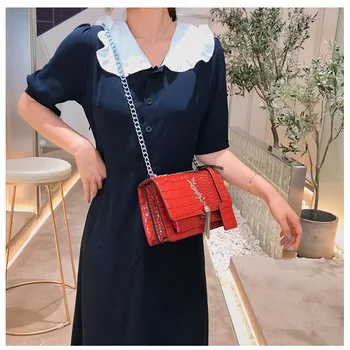 

LOU women's bag popular 2020 newest tassel small package luxury shoulder messenger bags pattern chain high quality handbags