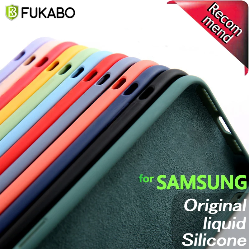 Ориги чехол на льные жидкие силиконовые Роскошные Чехлы для самсунг Samsung Galaxy Note 20