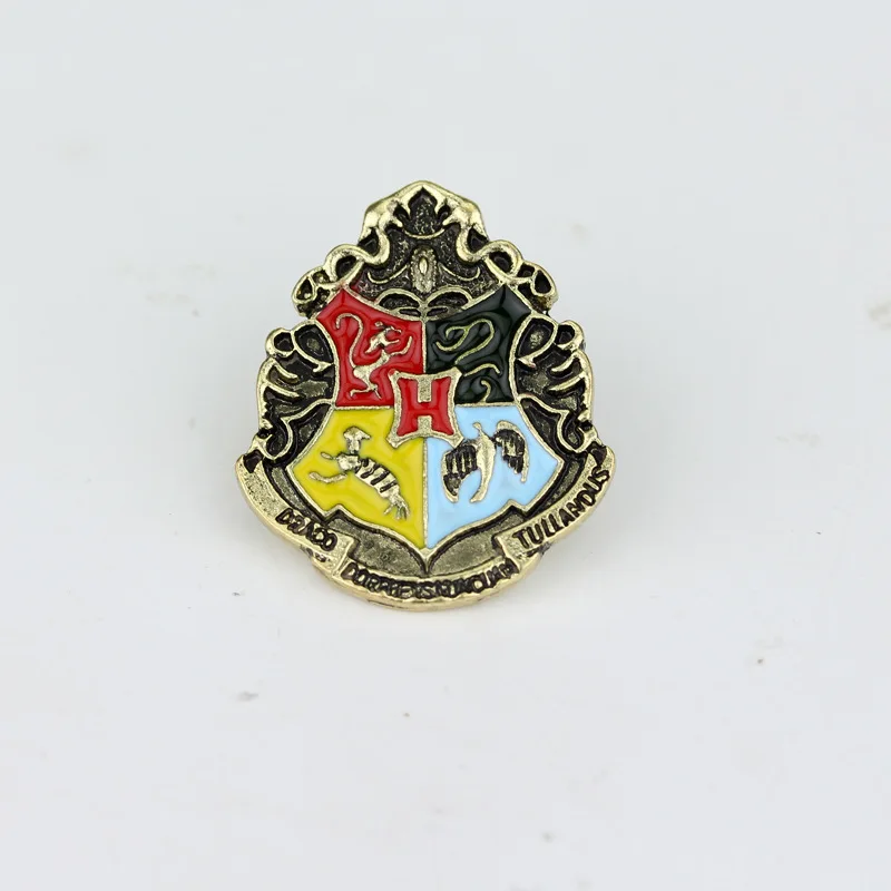 29 style Эмалированные броши в виде животных из серии hp в стиле магического фильма Хогвартс, школьные хоркруксы, заколки Дары смерти, модное ювелирное изделие, подарок для леди и детей - Окраска металла: 29 style