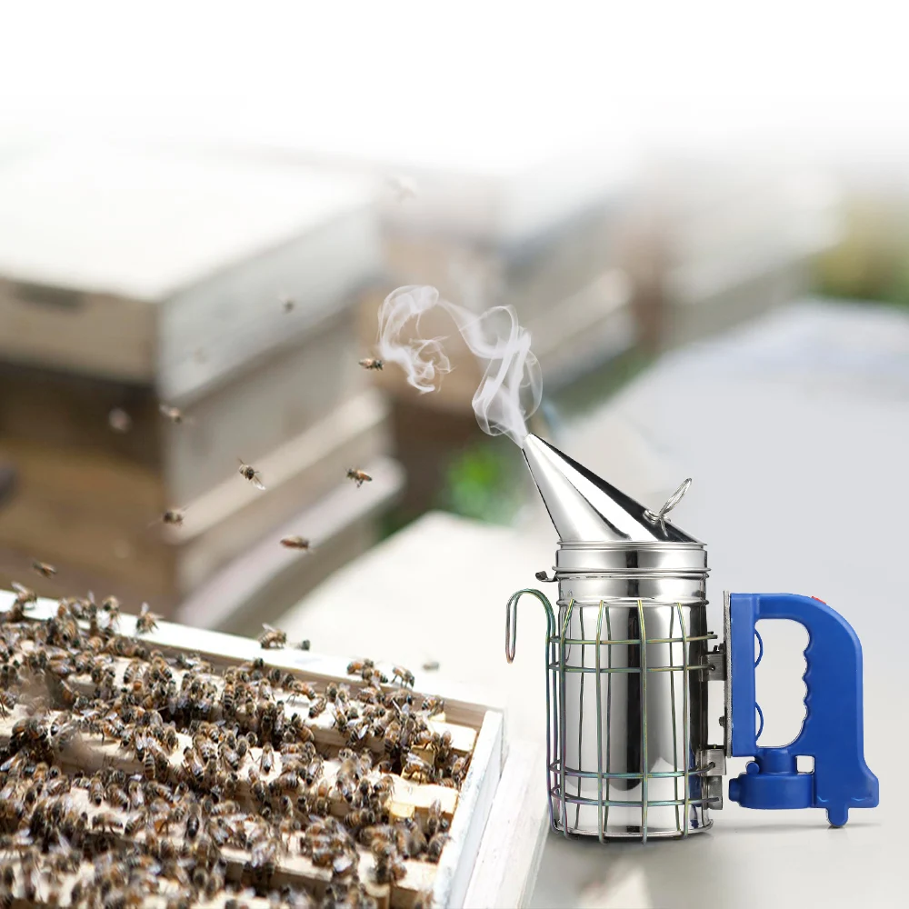 Электрическая дымарь для пчелиных ульев инструмент пчеловода из нержавеющей стали для пчеловодов с защитой от тепла