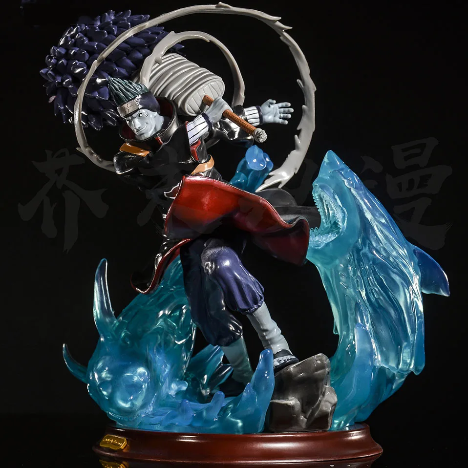 33 см японского аниме Наруто Hoshigaki Kisame ПВХ фигурка игрушки Аниме GK Hoshigaki Kisame Статуя Коллекционная модель игрушки подарок