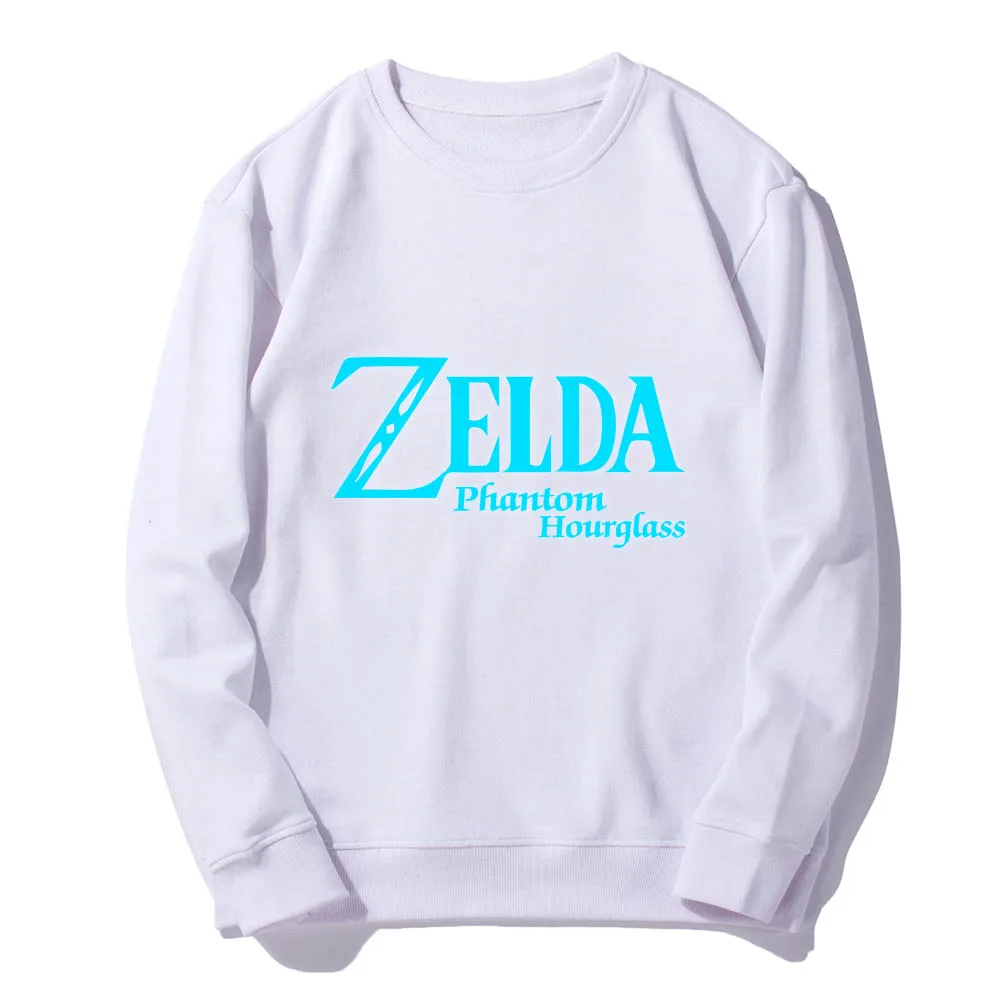 ZELDA phantom Hourglass однотонная толстовка унисекс с длинным рукавом, худи, свободные Толстовки, Толстовки, повседневный спортивный костюм - Цвет: 03