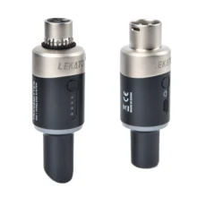 MW-1 LEKATO 5.8GHz bezprzewodowy System mikrofonowy podłącz bezprzewodowy nadajnik-odbiornik XLR do efektora mikrofon dynamiczny