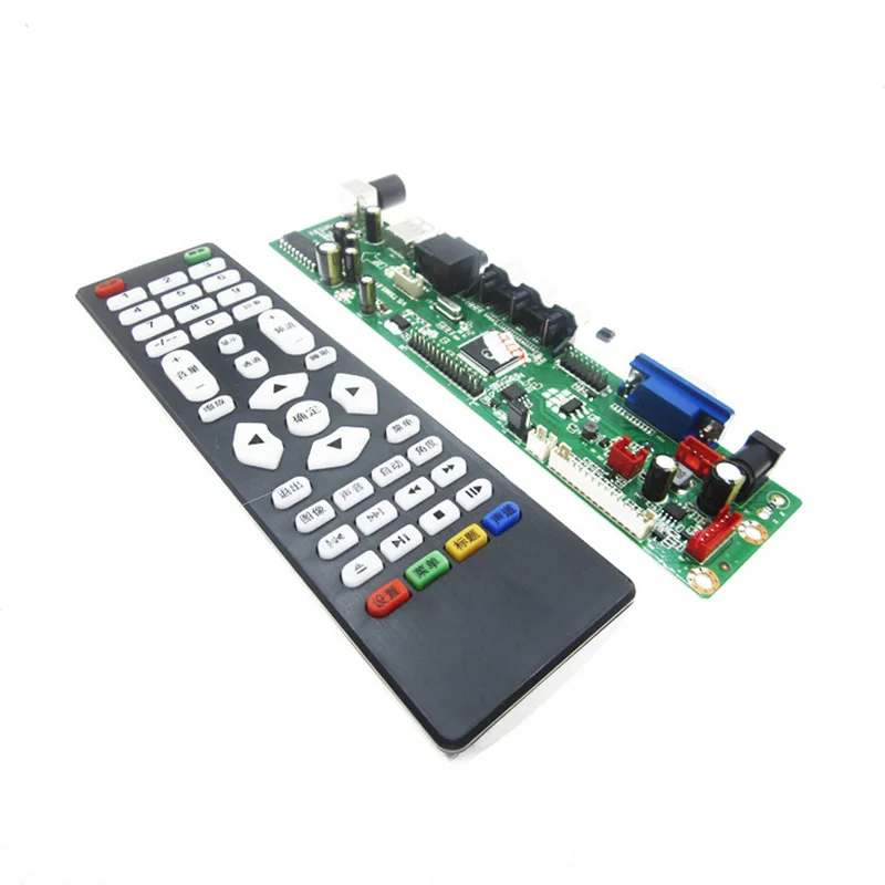 V29 Универсальный ЖК-светодиодный ТВ контроллер драйвер платы AV/PC/VGA/HDMI/USB