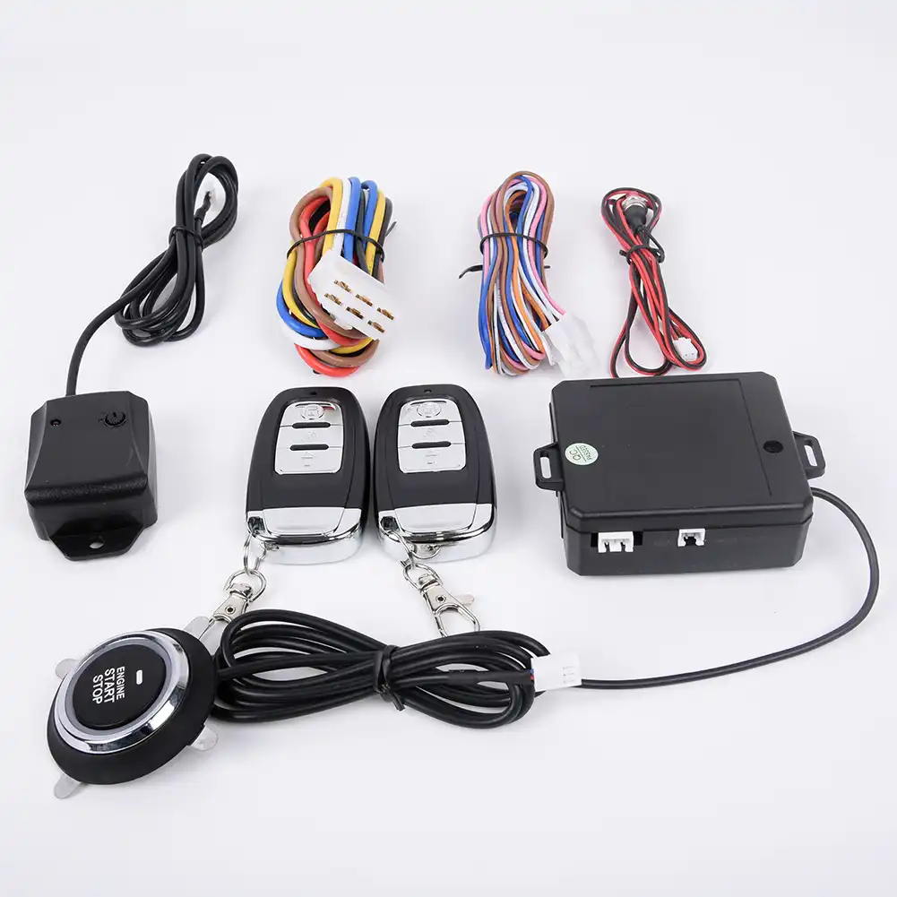 キットシステムエンジンアンテナボタン車の振動スイッチ制御盗難防止アラーム Starter Parts Aliexpress
