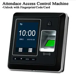 Система доступа для рабочего времени биометрический отпечаток пальца/rfid-карта/Пароль/код TCP/IP/Wifi/USB/rs485 порт передачи данных/загрузки