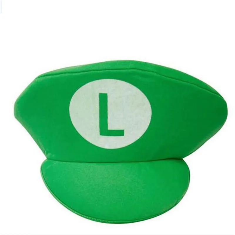 Новинка для детей и взрослых Аниме Супер Марио косплей реквизит шапки Luigi Bros ткань шапка бейсбол девочки-мальчики Косплей Аксессуары
