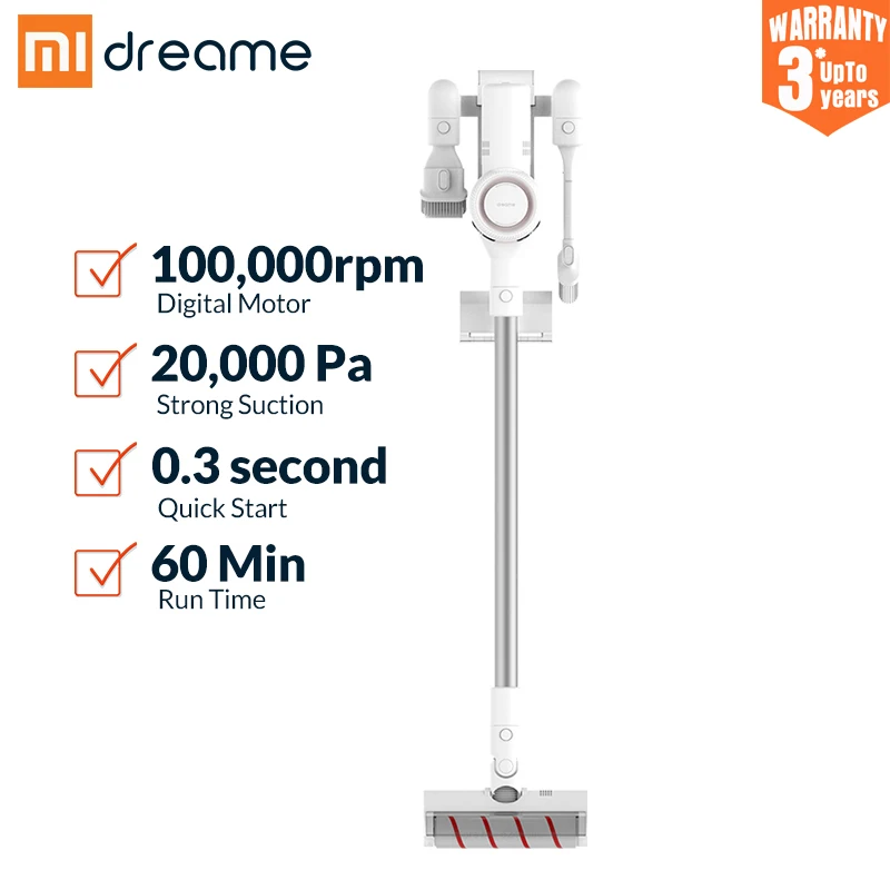 Xiaomi Dreame V9 V9P Vacuum Cleaner Handheld Wireless Vacuum Cleaners 400W 20000Pa Portable For Home Car From Youpin