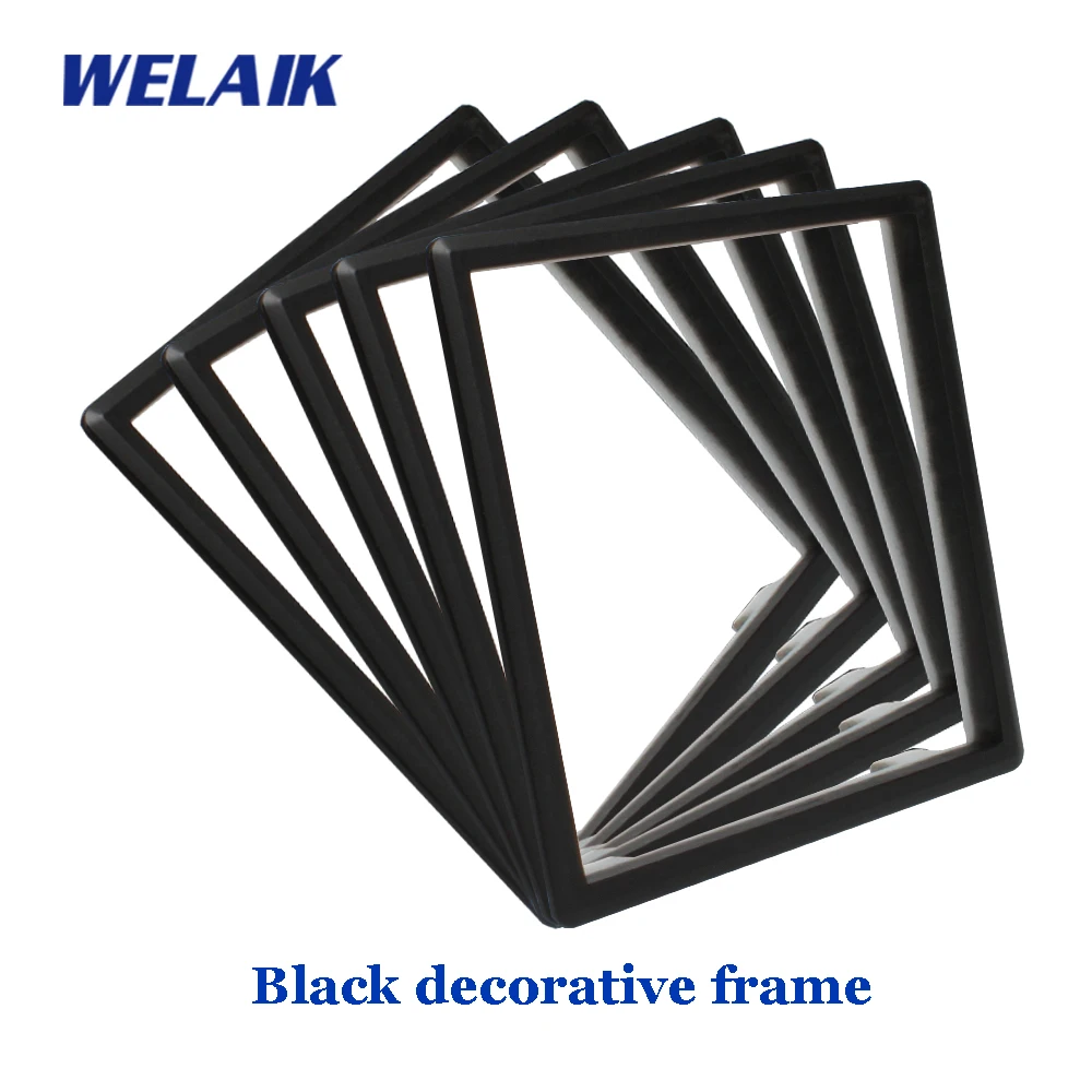 WELAIK EU серебристый-декоративная рамка-поверхность Chrome-plating-ZSK101Y