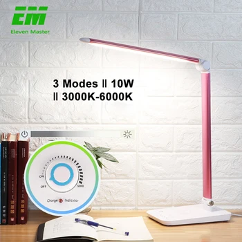 

LED desk lamp x7 dimmable touch switch 3000K-6000K stepless dimming creative eye protection multifunctional reading lamp ZZD0006