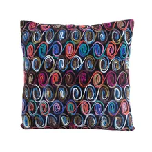 Woolen weaving cushion cover 45x45cm no inner special round circle pattern square shape colorful sofa pillow cushion cases X125 novelty rome colosseum pattern square shape pillowcase without pillow inner
