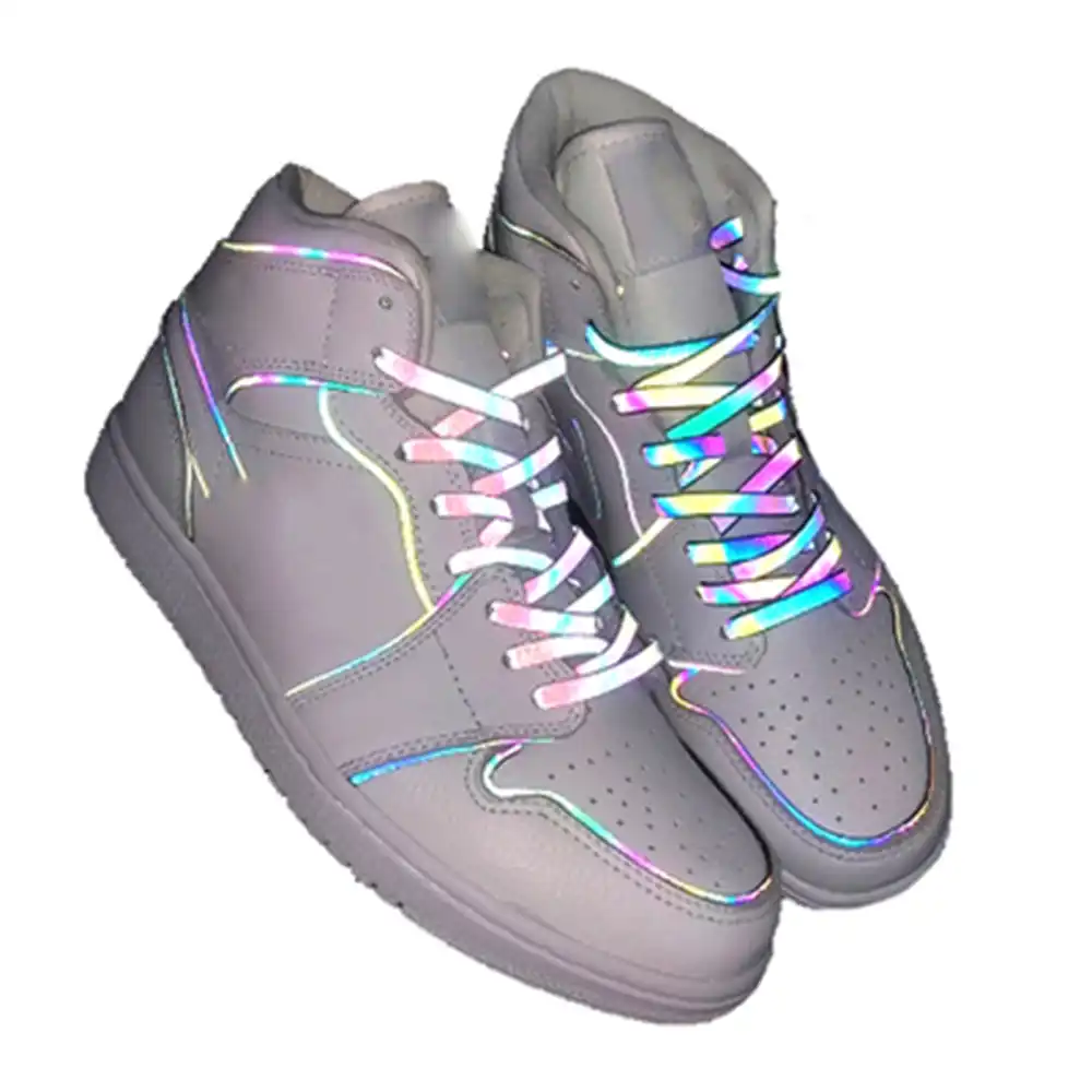 Holographic shoe laces Clearance