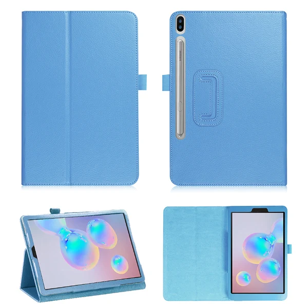 SM T865 LZ BU Защитный чехол-книжка для samsung Galaxy Tab S6, 10,5 дюймов, чехол для планшета,, SM-T860, T865, вращающийся - Цвет: SM T865 LZ BU