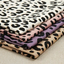 Lychee Life 50x142 см леопардовая печатная ткань модные красочные ткани Ручное шитье для поделок аксессуары для одежды украшения