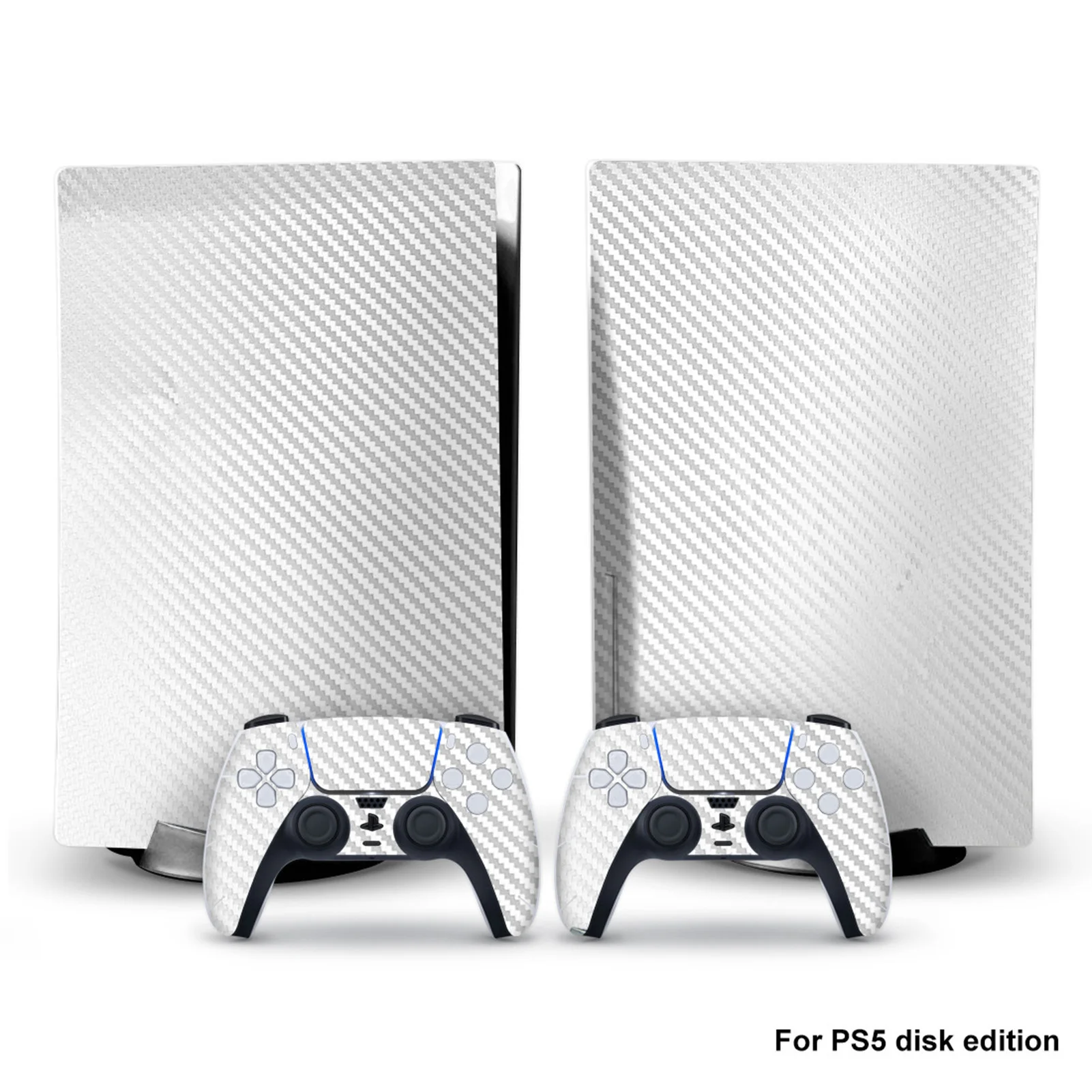 Новые наклейки из углеродного волокна для консоли PS5 и игрового контроллера