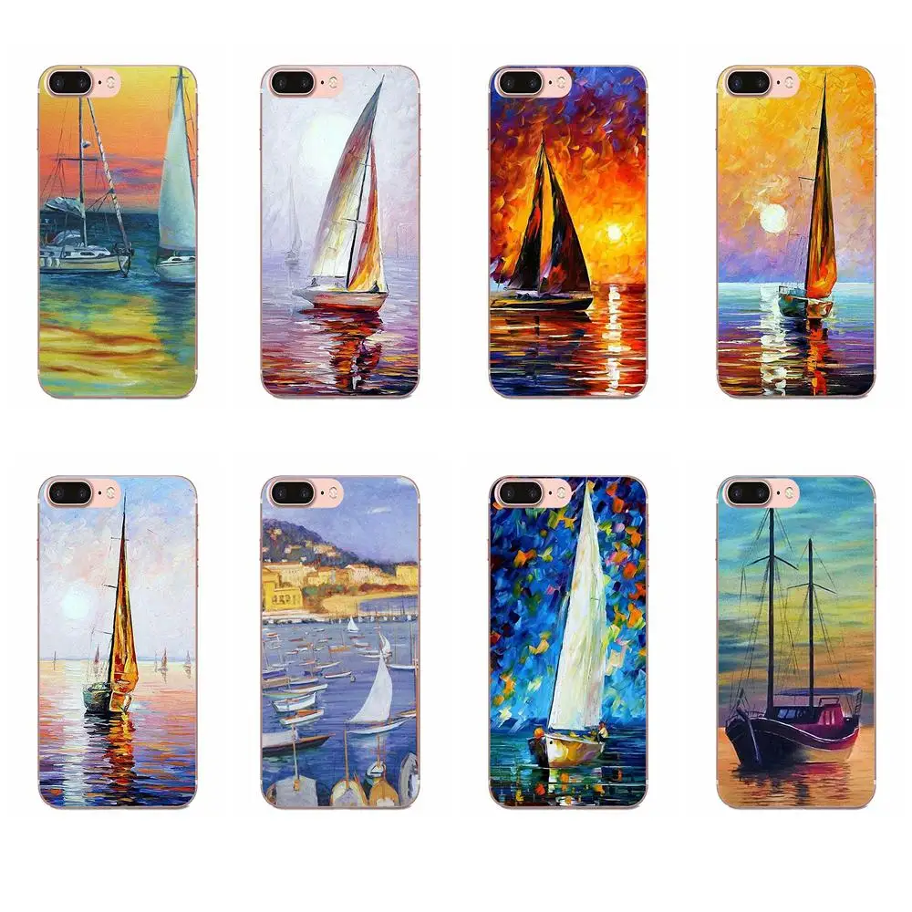 Современный парусный корабль масляная живопись для Xiao mi 3 4 4C 4i 5 5s 5X6 6X8 SE Pro Lite A1 Max x 2